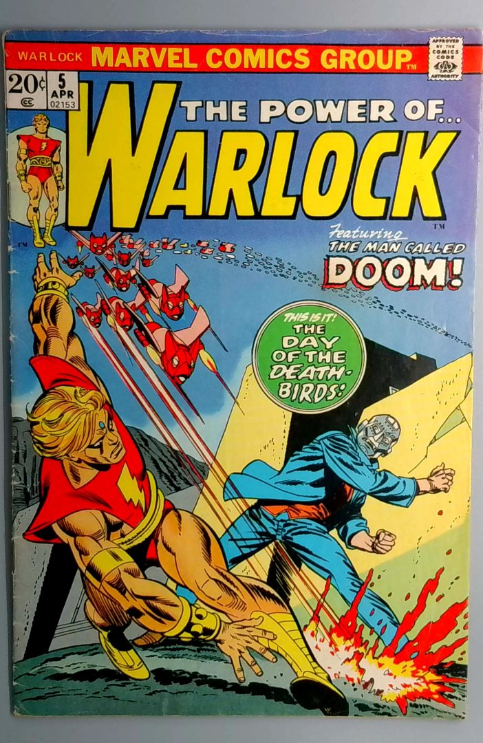 Warlock #5 VG Marvel 1973
