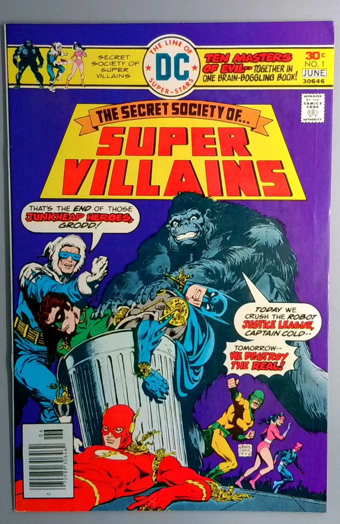 Secret Society of Super-Villains #1 NM- Jla Cameo DC 1976