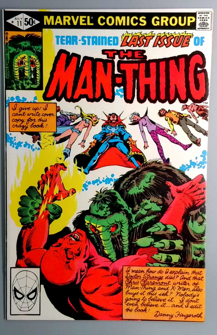 Man-Thing #11 NM- Marvel 1981