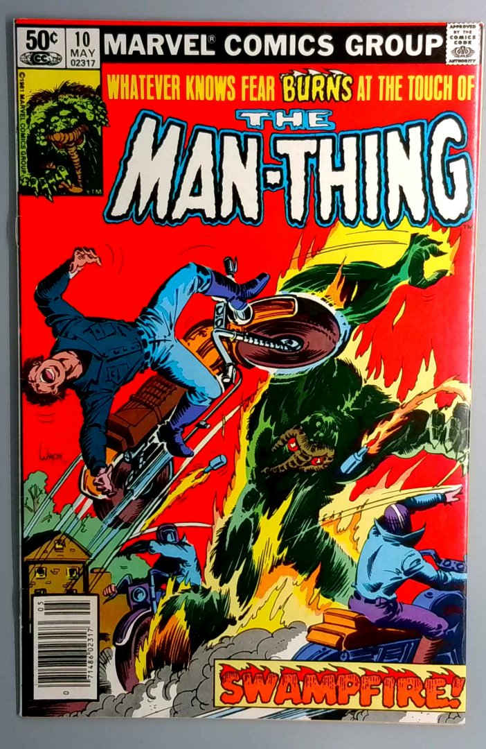 Man-Thing #10 Direct Edition Marvel 1981