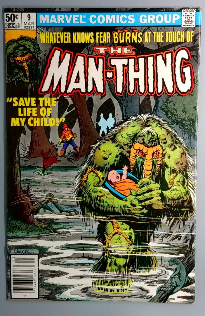 Man-Thing #9 VF+ Marvel 1981