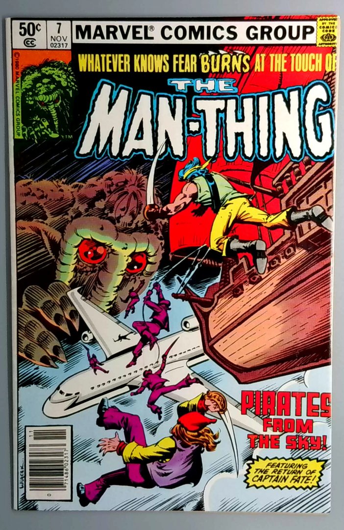 Man-Thing #7 VF Newsstand Edition Marvel 1980