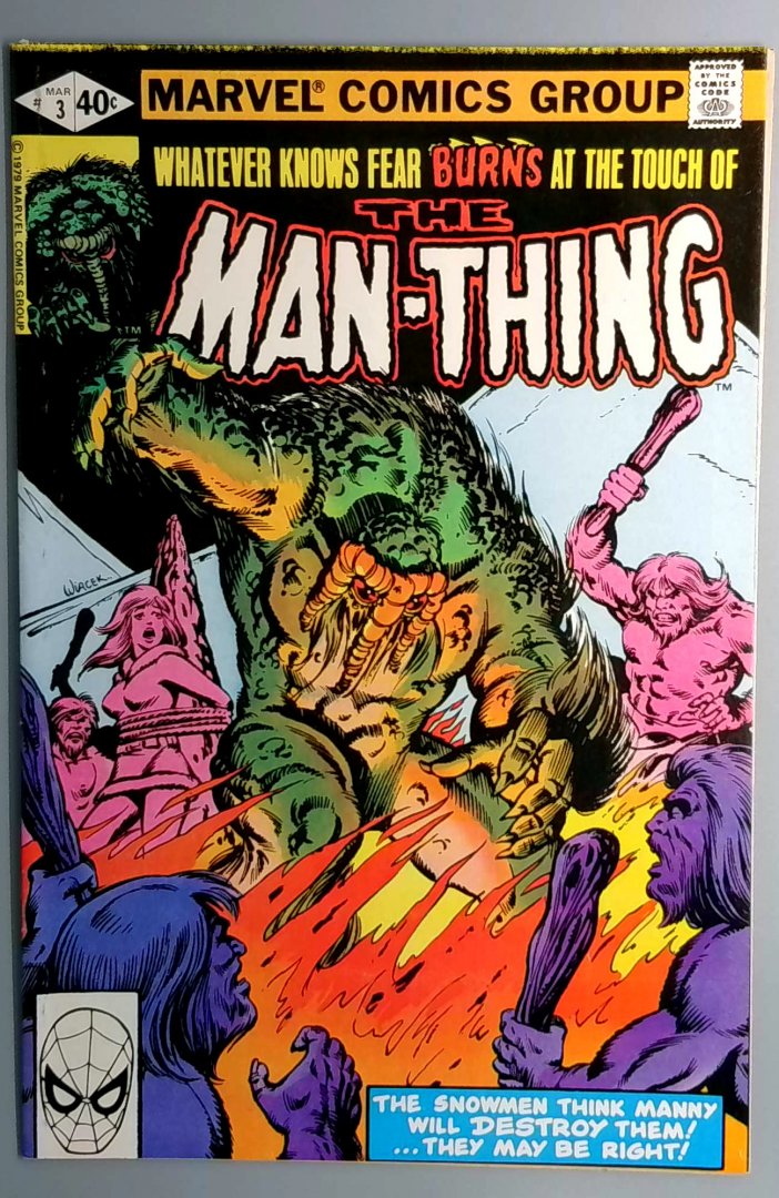 Man-Thing #3 VF- Marvel 1980