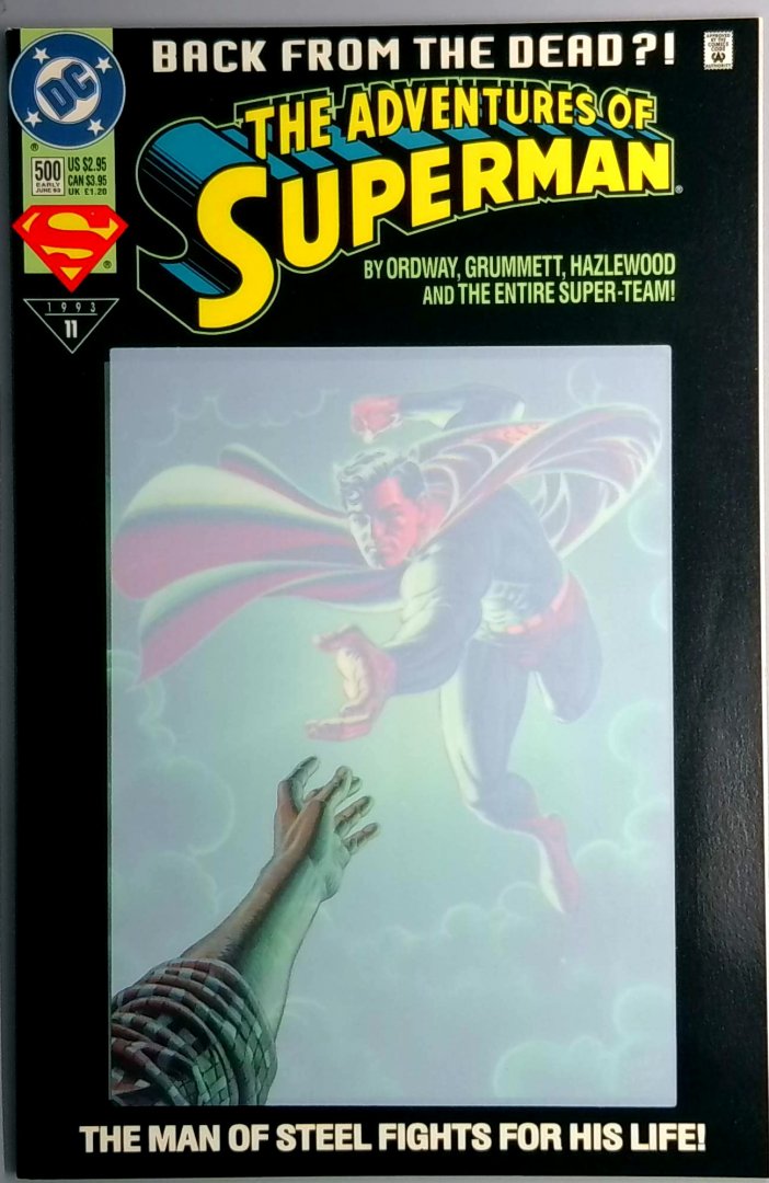 Adventures of Superman #500 VF/NM 1st Appearance of Eradicator DC 1993