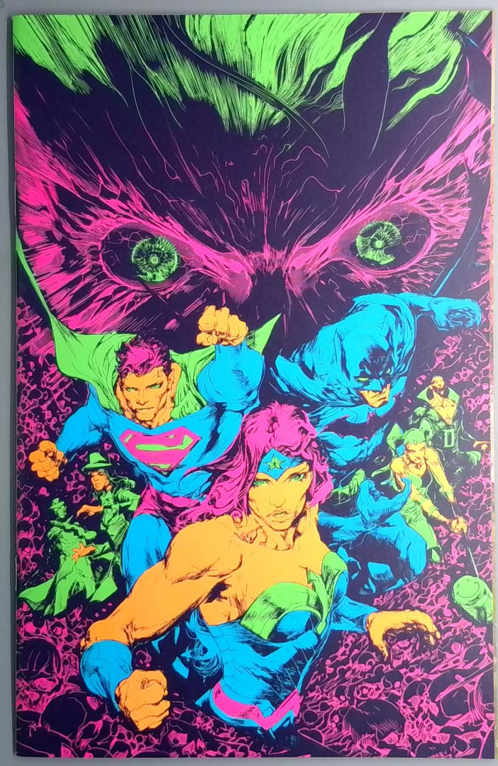 Knight Terrors: First Blood #1 NM Darkest Hour - Neon - Ink - Card Stock Cover DC