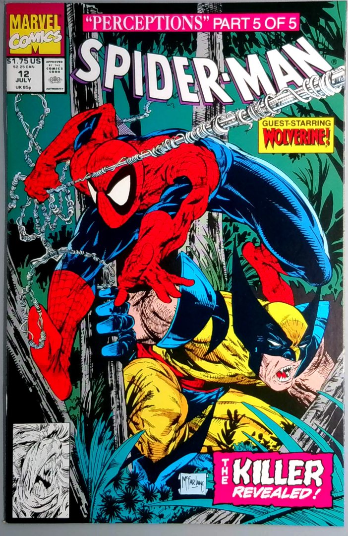 Spider-Man #12 NM Wolverine Marvel 1991