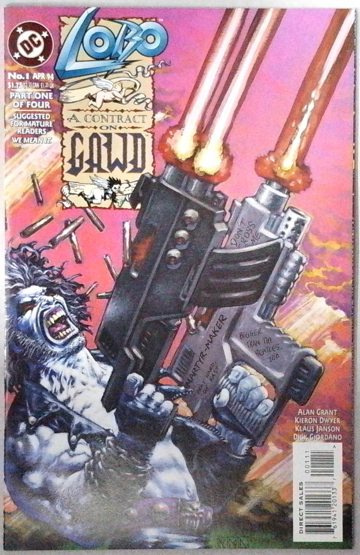 Lobo: A Contract on Gawd #1 NM DC 1994
