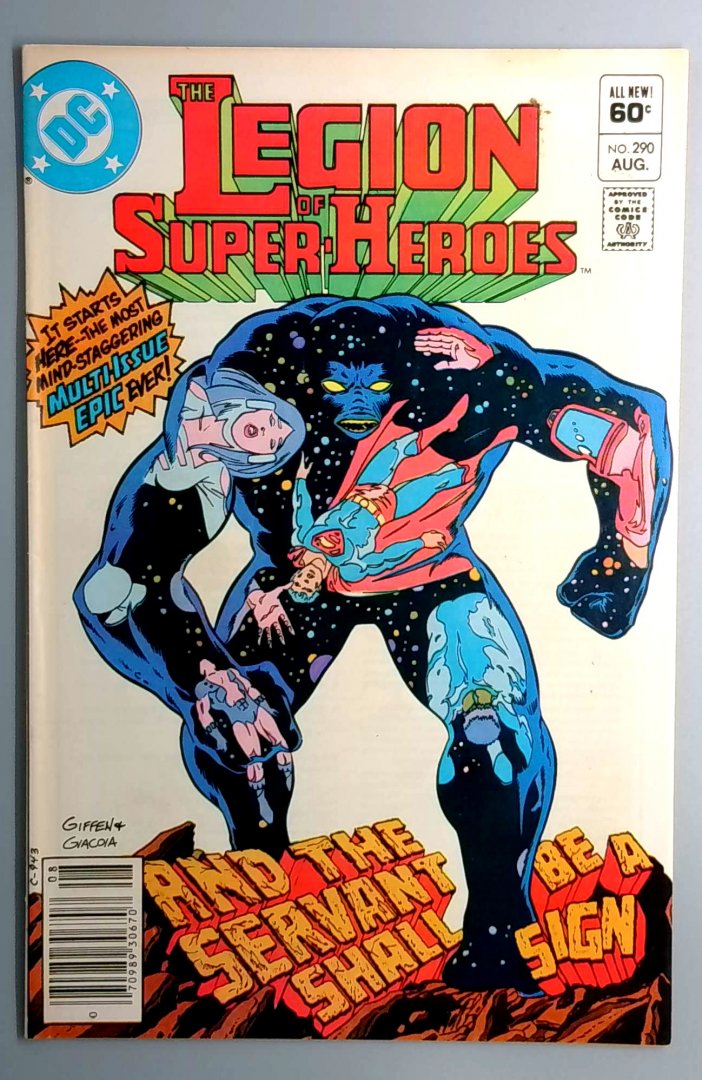 Legion of Super-Heroes #290 VF Newsstand Edition DC 1982