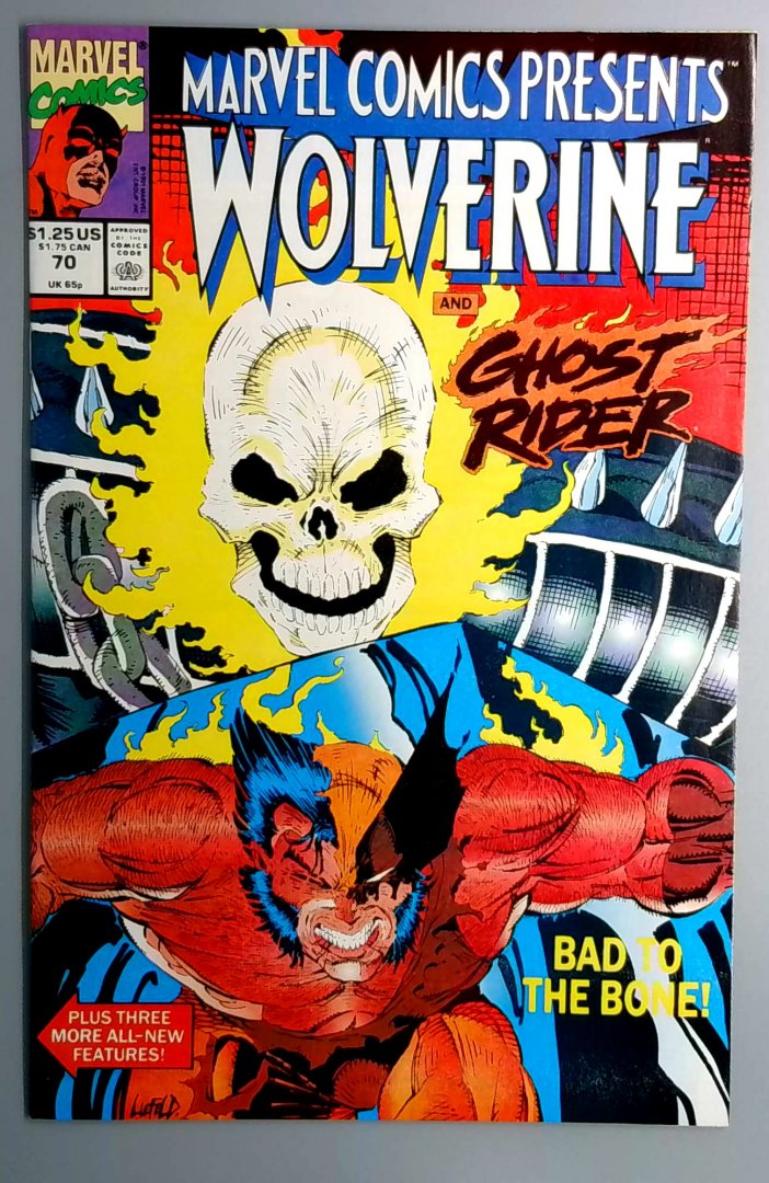 Marvel Comics Presents #70 NM- Rob Liefeld Marvel 1991