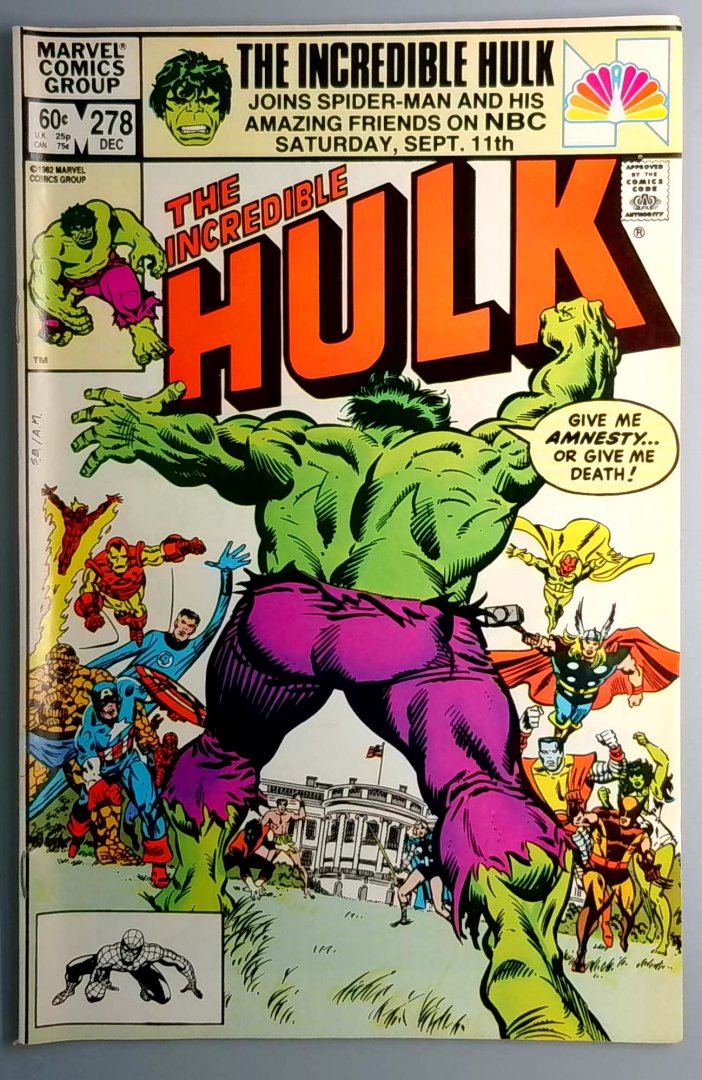 Incredible Hulk #278 VF- Marvel 1982