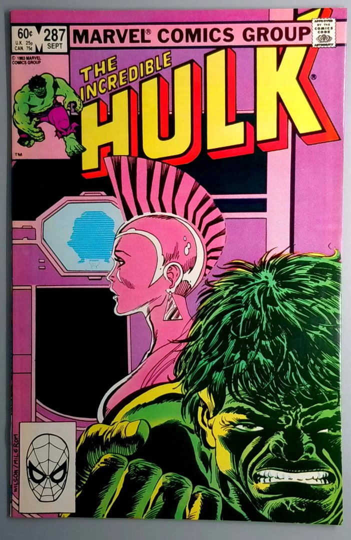 Incredible Hulk #287 VF+ Marvel 1983