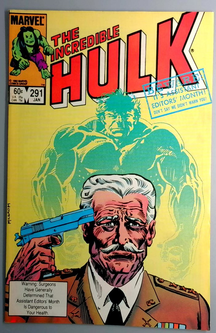 Incredible Hulk #291 Direct Edition Marvel 1984
