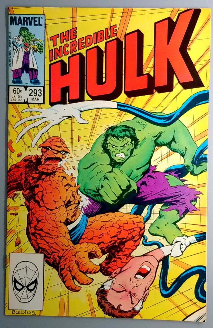 Incredible Hulk #293 VF- Fantastic Four Direct Edition Marvel 1984