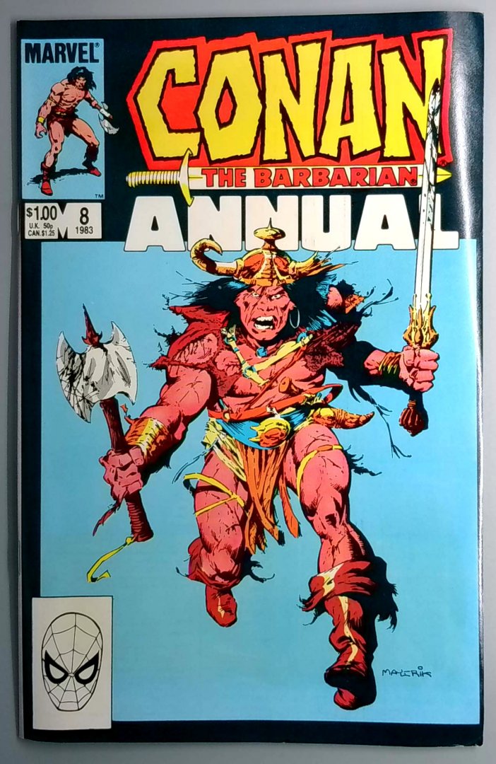 Conan the Barbarian Annual #8 Direct Edition Marvel 1983
