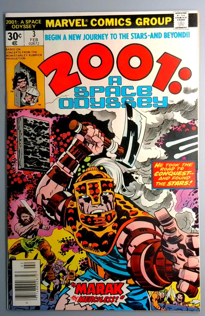 2001: a Space Odyssey #3 VF Marvel 1977