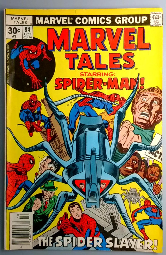 Marvel Tales #84 Reprints Amazing Spider-Man 105. Final $0.30 Issue Marvel 1977
