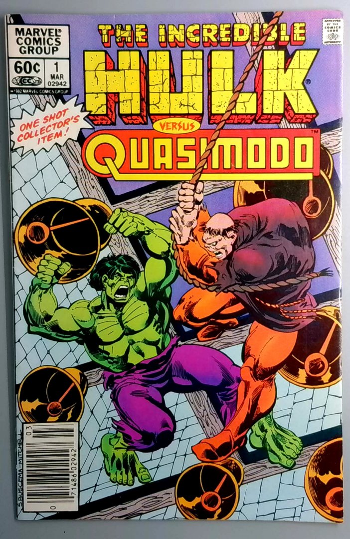 The Incredible Hulk vs. Quasimodo #1 Marvel