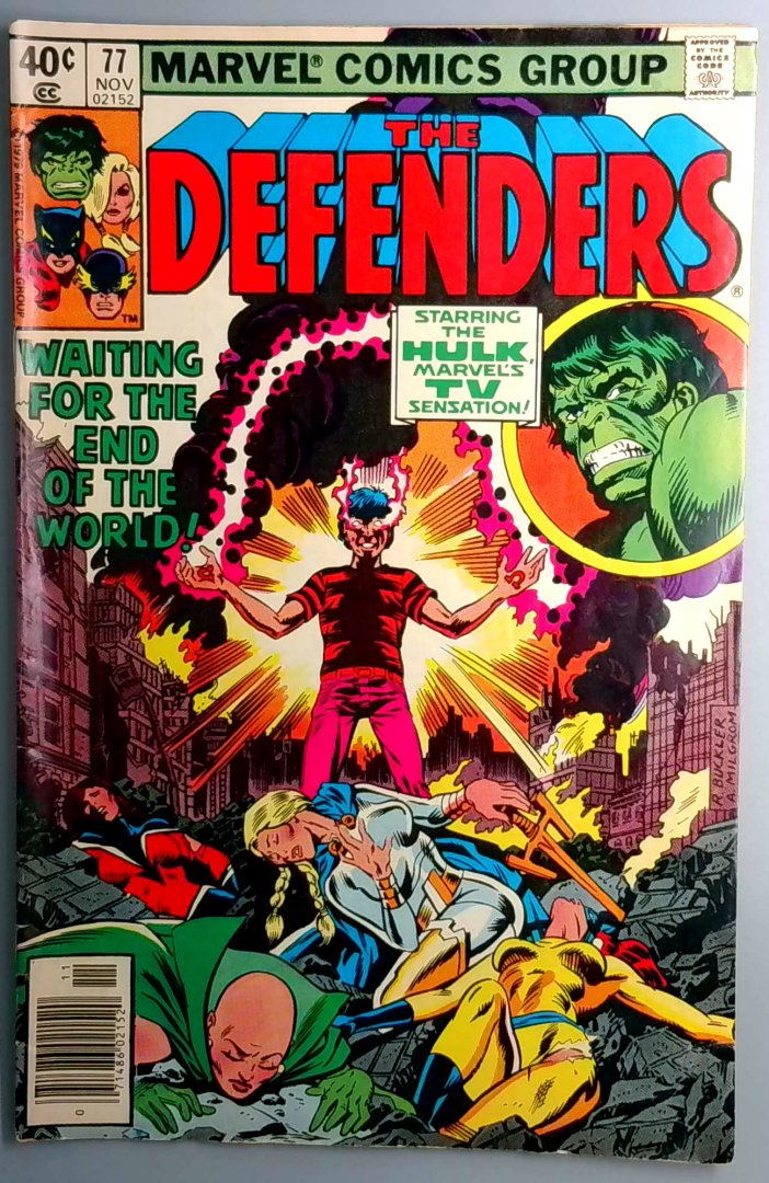 Defenders #77 Wasp janet Van Dyne Joins Defenders Newsstand Edition Marvel