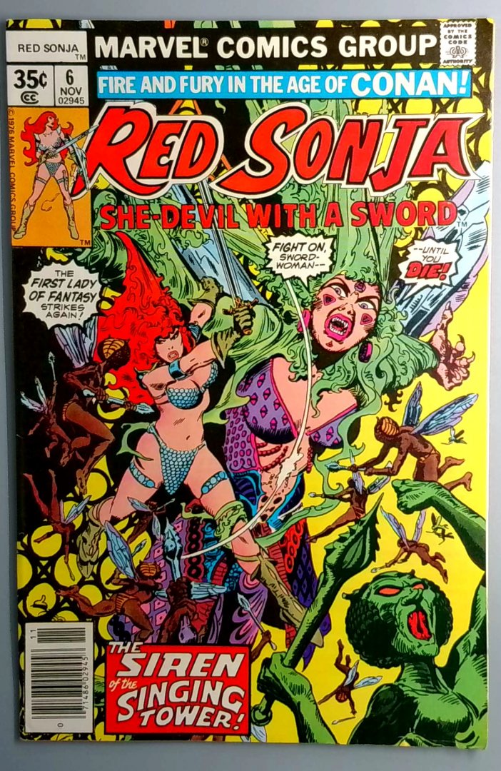 Red Sonja #6 VF/NM Marvel 1976