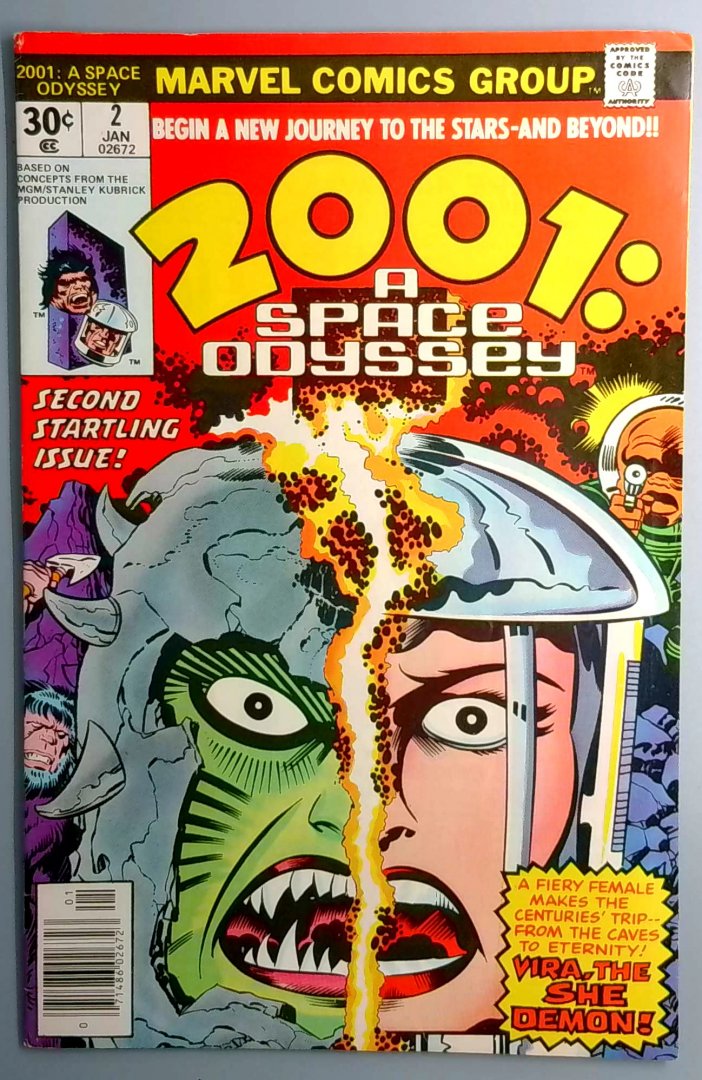 2001: a Space Odyssey #2 VF- Marvel 1977