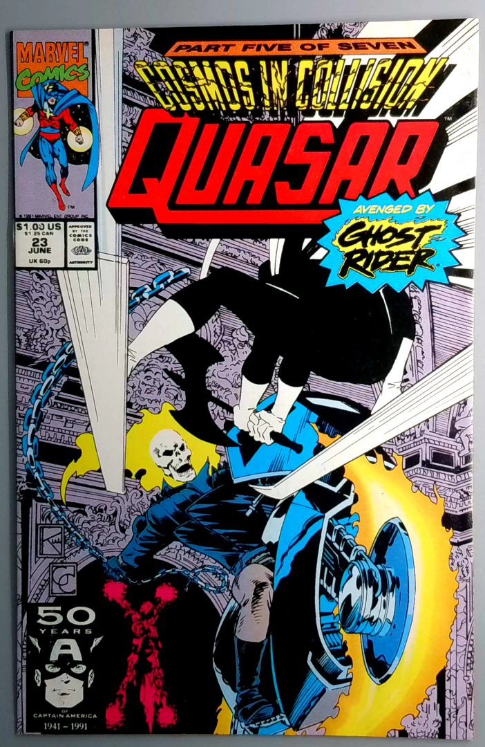 Quasar #23 VF- Marvel 1991