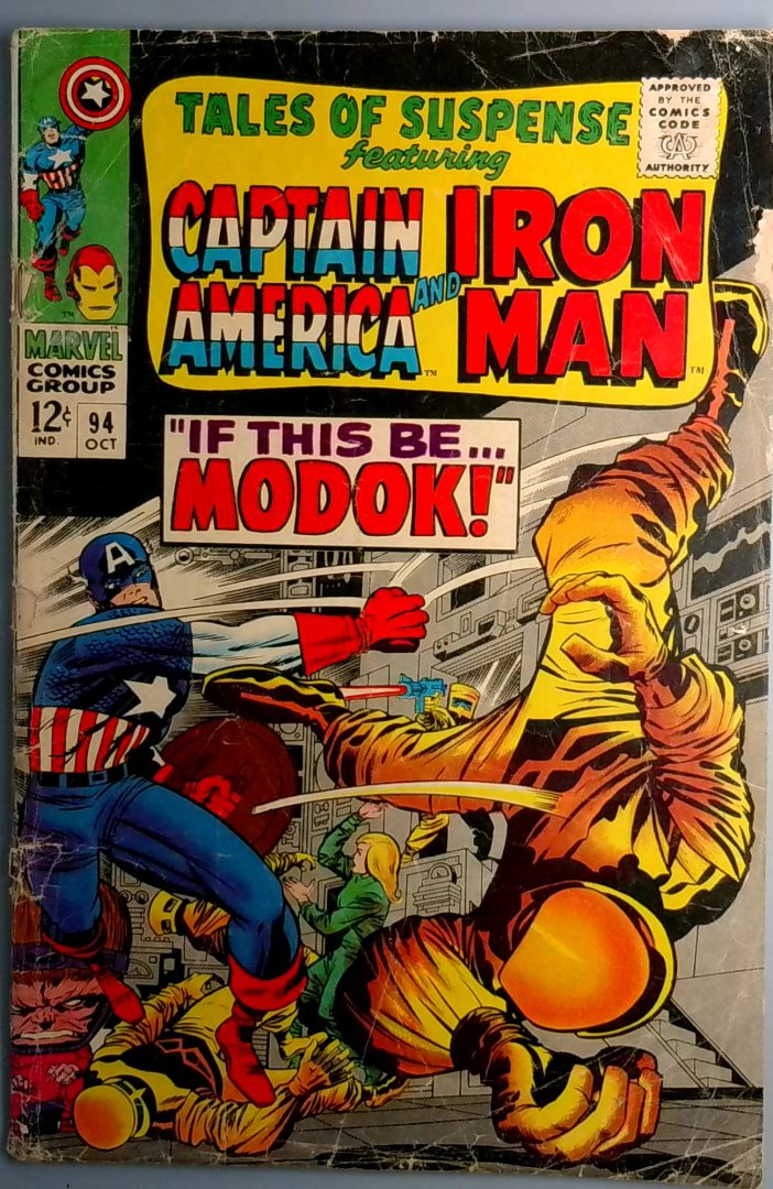 Tales of Suspense #94 GD DETACHED COVER 1ST MODOK MARVEL 1967