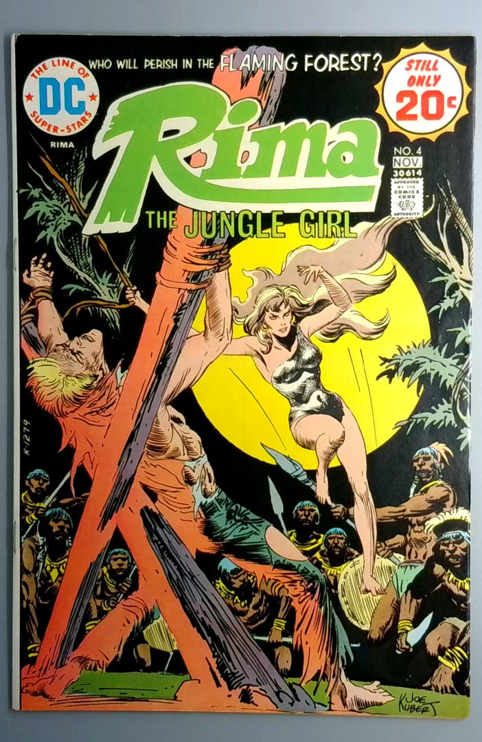 Rima, the Jungle Girl #4 NM- DC 1974
