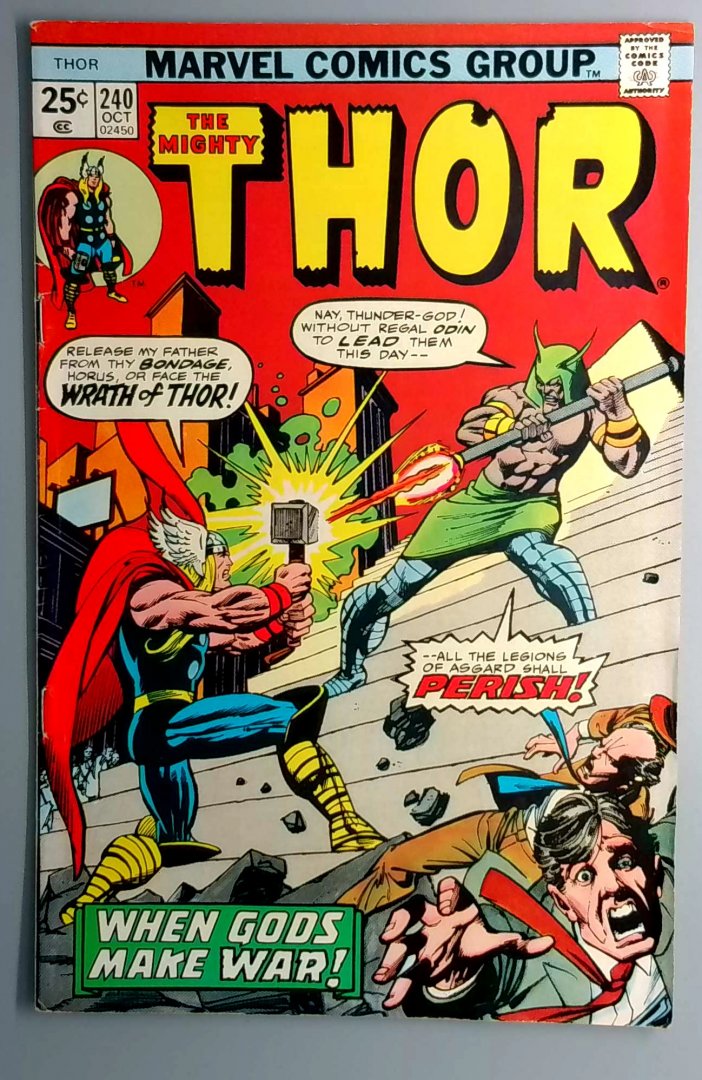 Thor #240 FN 1st Appearance of Seth in the Bronze Age Marvel 1975