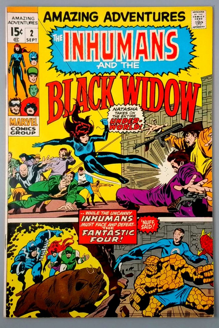 Amazing Adventures #2 FN+ Fantastic Four Appearance Marvel 1970