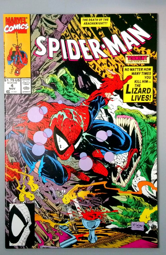Spider-Man #4 VF/NM Marvel 1990
