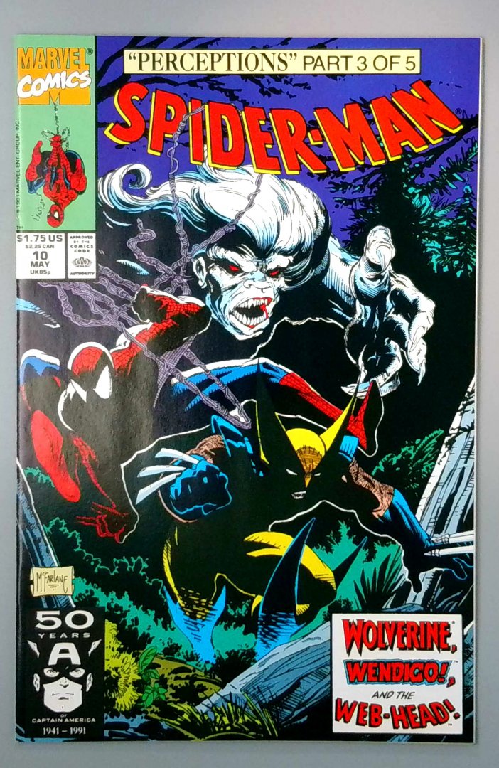 Spider-Man #10 NM- Marvel 1991
