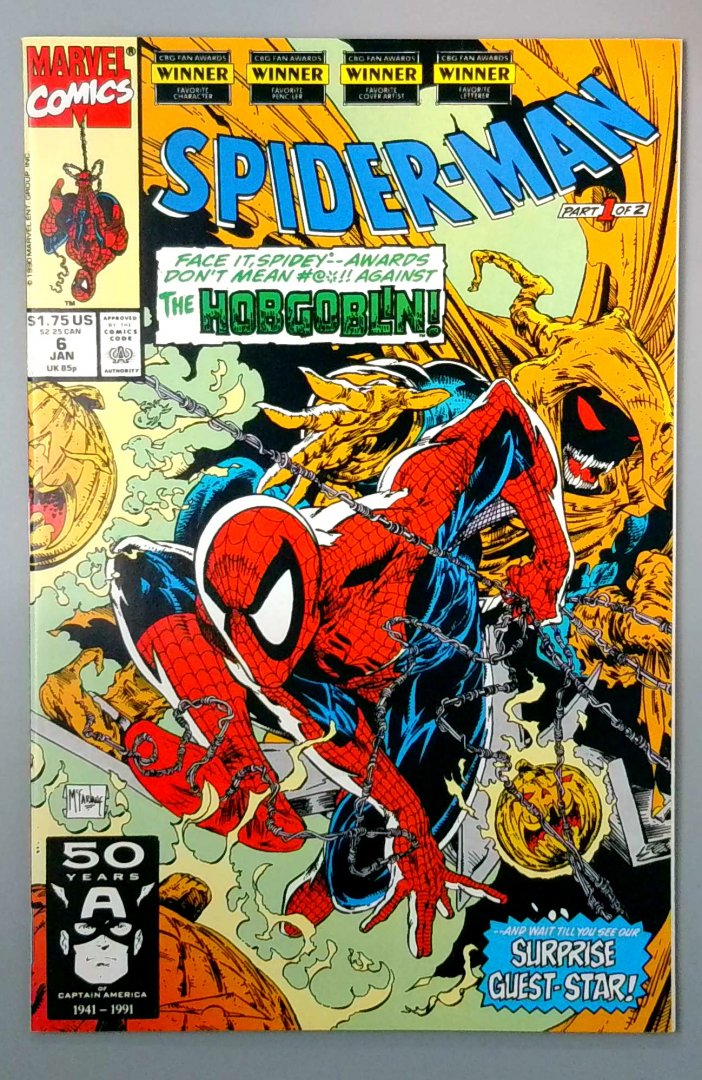 Spider-Man #6 NM- Marvel 1991