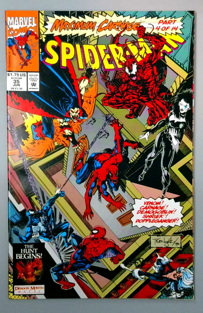Spider-Man #35 NM Maximum Carnage Part 4 of 14 Marvel 1993