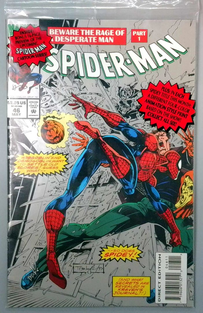 Spider-Man #46 NM Polybagged Marvel 1994