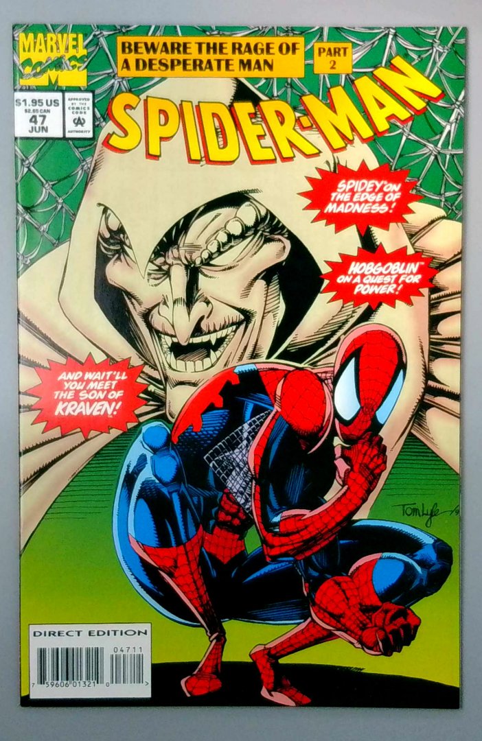 Spider-Man #47 NM 1st Appearance of the Grim Hunter MARVEL 1994