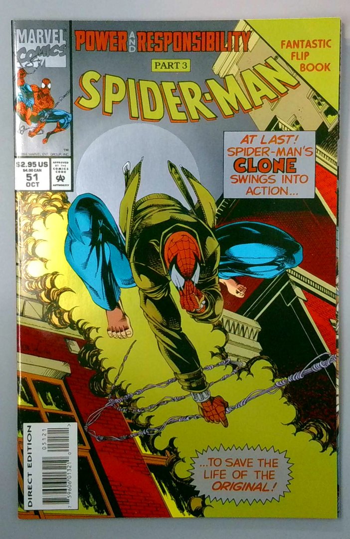 Spider-Man #51 NM- Identity of Ben Reilly Revealed Marvel 1994