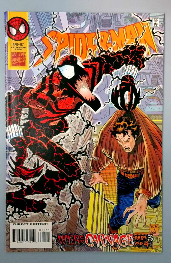 Spider-Man #67 NM Web of Carnage Part 3 Marvel 1996
