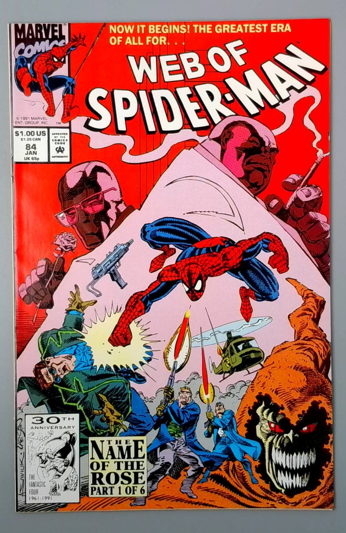 Web of Spider-Man #84 Direct Edition Marvel 1992