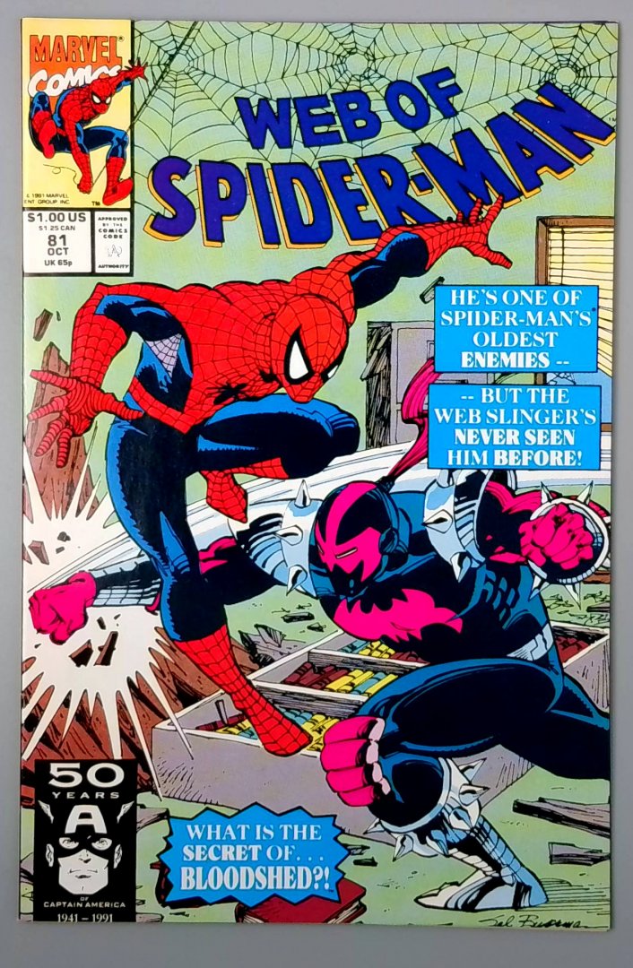 Web of Spider-Man #81 VF Marvel 1991