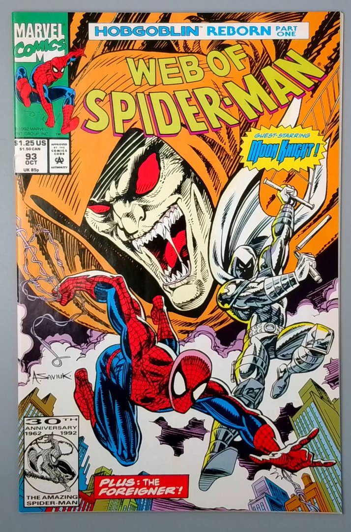 Web of Spider-Man #93 VF/NM Marvel 1993
