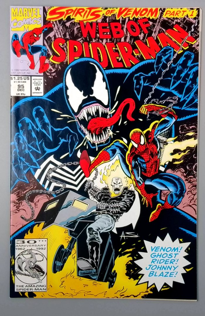 Web of Spider-Man #95 VF+ Marvel 1992