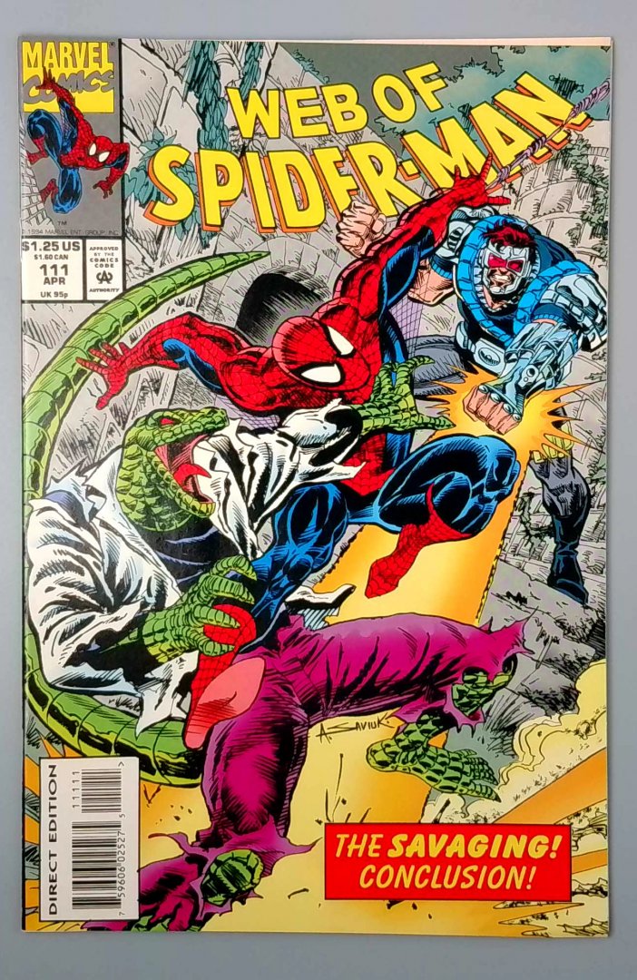 Web of Spider-Man #111 NM- Marvel 1994