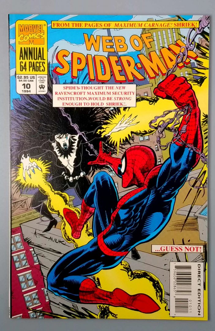 Web of Spider-Man Annual #10 NM Marvel 1994