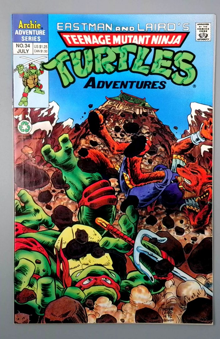 Teenage Mutant Ninja Turtles Adventures #34 VF