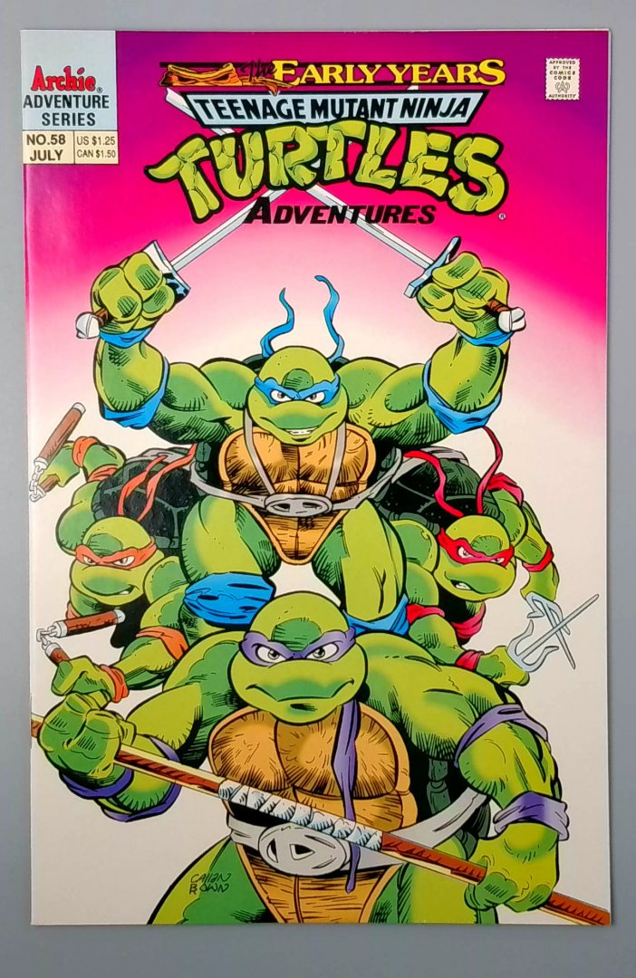 Teenage Mutant Ninja Turtles Adventures #58 NM LOW PRINT ARCHIE