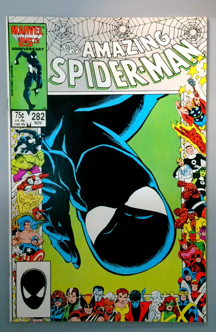 Amazing Spider-Man #282 VF/NM Marvel 25th Anniversary Frame Marvel 1986