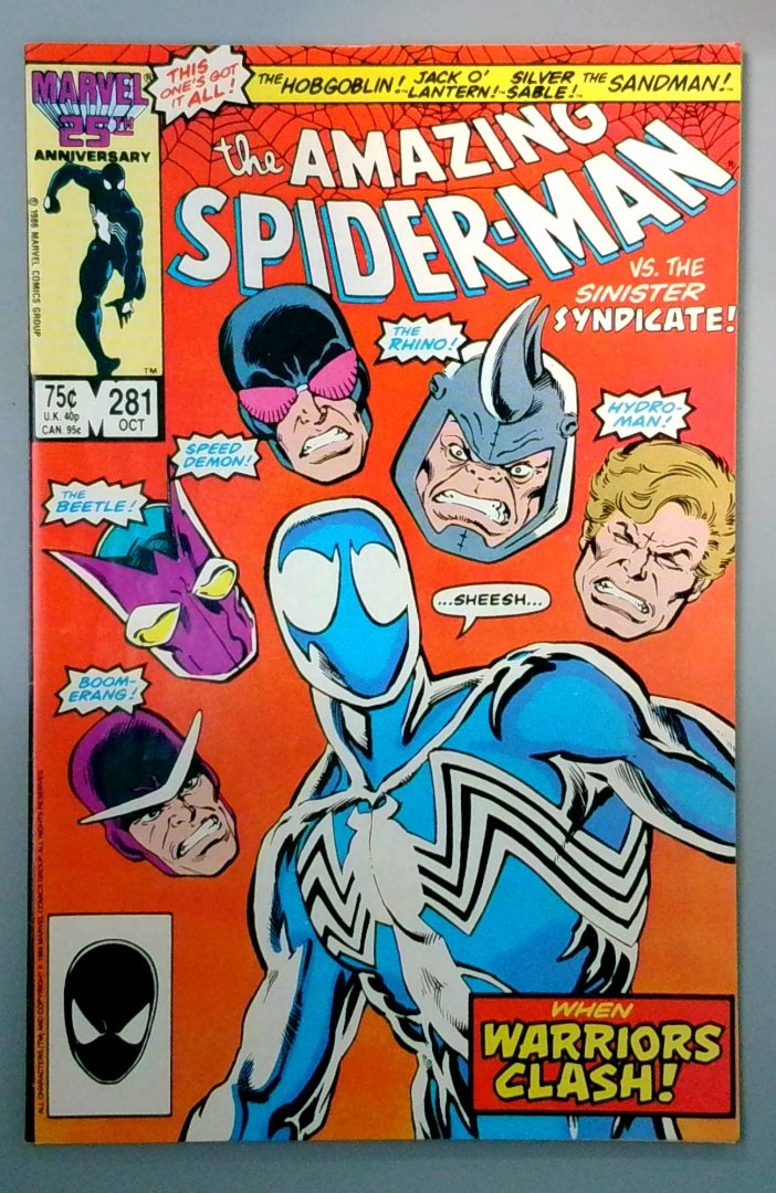 Amazing Spider-Man #281 Sinister Syndicate Marvel 1986