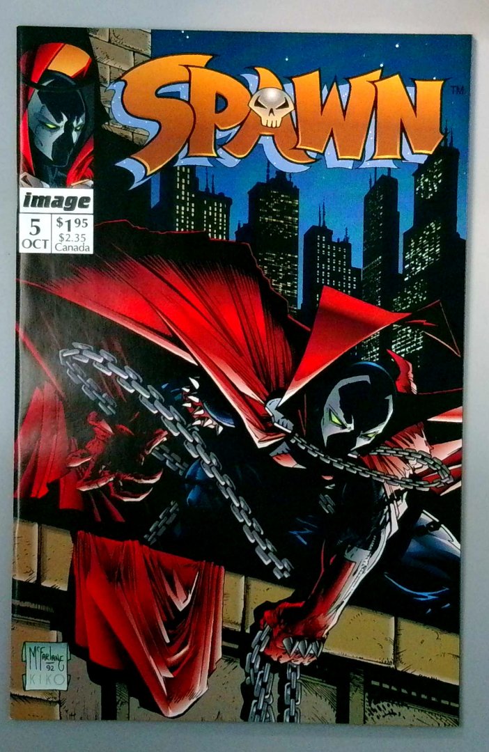 Spawn #5 NM 1st Appearance of Billy Kincaid Image 1992