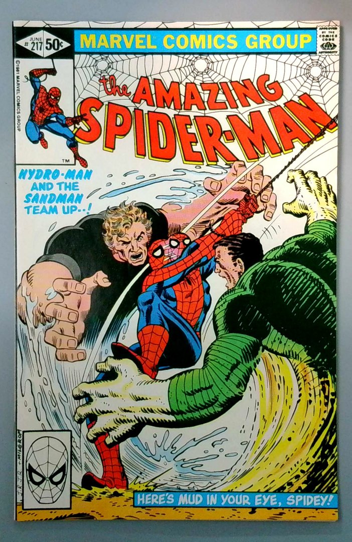 Amazing Spider-Man #217 VF+ 1st Appearance of Mud-Thing Marvel 1981