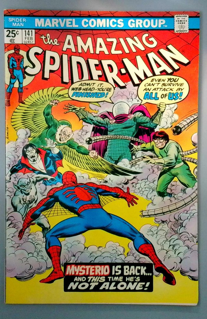 Amazing Spider-Man #141 FN- with MVS, Marvel 1975